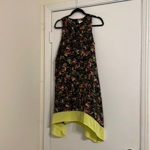 Xhilaration sleeveless summer dress. Size L, asymmetrical, multicolor.